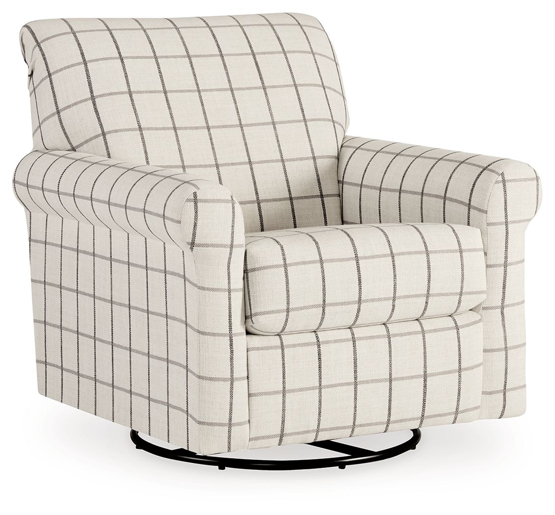 Ashley swivel deals glider accent chair